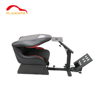 Siège de course de simulation de conduite de voiture avec logo personnalisé, siège de course de voiture pour Thrustmaster T150RS T300RS T3PA