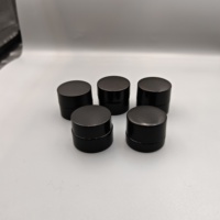 Bocaux en verre noir de 5 ml et 9 ml résistants aux UV pour concentrés de fleurs, avec couvercles de sécurité enfant