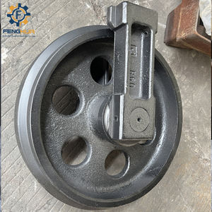 Suku cadang ekskavator <span class=keywords><strong>Idler</strong></span> jalur roda <span class=keywords><strong>Idler</strong></span> suku cadang Undercarriage <span class=keywords><strong>Excavator</strong></span> <span class=keywords><strong>Idler</strong></span> depan R60 R210-7 R215-7 <span class=keywords><strong>R220</strong></span>-5 R225-7 R260-5 - Product Image 3