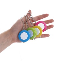 Mètre Ruban Porte-clés Couleurs Bonbon Personnalisable avec LOGO – Ruban de Mesure Souple de 1,5 Mètre avec Échelle d'Extension