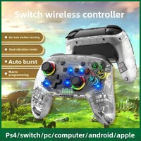 Nuevo Control de Juego Inalámbrico Universal 2.4G al por Mayor con Sensor de Movimiento de Seis Ejes e Iluminación RGB para Switch y PC
