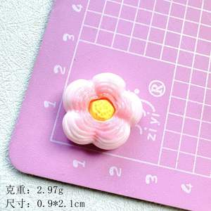 Kit <span class=keywords><strong>de</strong></span> Matériaux DIY pour Coque <span class=keywords><strong>de</strong></span> Téléphone Portable Motif Mille-Feuilles Floraux, Accessoires en Résine, Pinces à Cheveux, Élastiques à Cheveux - Product Image 6