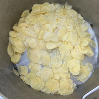 Trancheuse à pommes de terre et coupe-frites automatique professionnelle robuste et écologique pour hacher et trancher les légumes