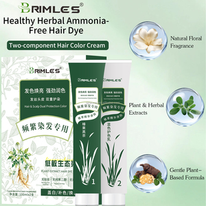 Tinta per <span class=keywords><strong>Capelli</strong></span> Organica Nera Permanente 100ml*2, 100% Senza Ammoniaca, Senza PPD, Naturale, Non Allergenica, Copre i <span class=keywords><strong>Capelli</strong></span> Grigi/<span class=keywords><strong>Bianchi</strong></span> - Product Image 6