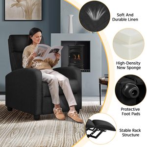 Ensemble de canapés inclinables électriques en cuir, fauteuil pivotant à bascule, chaise à bascule massante pour salon et salle à manger, Sillon Sillas Reclinable - Product Image 4