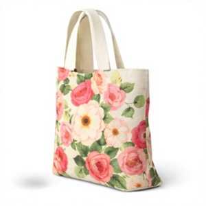 Customized Thick 100% Cotton High Quality Promotional Tote <b>Bag</b> Custom Logo Letter Pattern <b>Large</b> Silk Screen Printed Canvas <b>bag</b> - Product Image 2