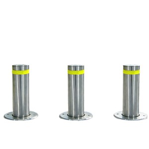 Barrière de levage de bollard entièrement automatique, colonne hydraulique, rétractable électriquement, anti-collision, signalisation routière fixe - Product Image 1