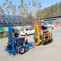 Plateforme de forage de puits d'eau montée sur camion léger, table rotative montée sur camion, alimentation diesel, usage intensif