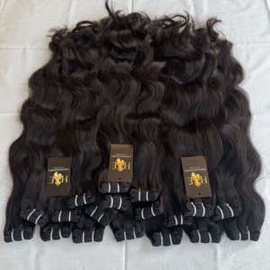 Paquets de cheveux humains bouclés bruts non traités Body Wave Straight Raw Natural Straight cheveux du temple vendeur de cheveux bruts brésiliens - Product Image 1