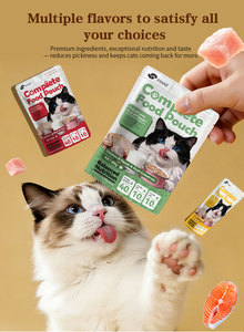 Snacks para Mascotas al por Mayor, Crema de Salmón, Pollo y Atún de 85g, Snacks para Gatos, Comida Húmeda para Gatos, Puré para Gatos, Snacks Líquidos para Gatos - Product Image 2