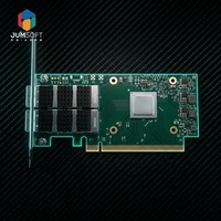 Original MCX623106AN CDAT Connect X-6 Dx 100GbE SmartNIC Interno de Doble Puerto QSFP56 PCIe 4.0 X16 Inalámbrico en Stock para Servidor de IA