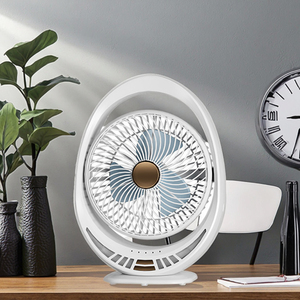 Ventilatore da tavolo a ricarica a tre livelli con luce notturna per auto RVs Home office progettato per un facile utilizzo - Product Image 3