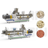 Extrudeuse TVP de protéines de soja texturées Morceaux de soja faisant la machine Ligne de production de viande végétarienne