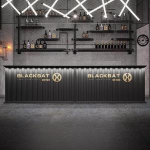 Quầy <span class=keywords><strong>bar</strong></span> hiện đại sang trọng tùy chỉnh với đèn LED kim loại, quầy <span class=keywords><strong>bar</strong></span> khách sạn, quầy <span class=keywords><strong>bar</strong></span> thương mại, quầy <span class=keywords><strong>bar</strong></span> quán rượu - Product Image 1