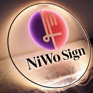 <span class=keywords><strong>Enseigne</strong></span> lumineuse pour salon de coiffure, de manucure et de beauté, avec logo personnalisé, rétroéclairée, éclairage décoratif d'intérieur, décoration murale, panneau d'affichage - Product Image 5