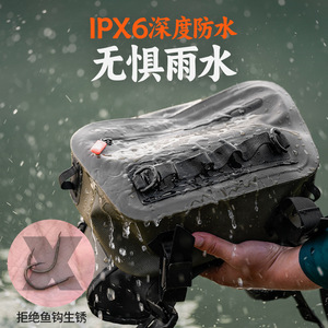 Fishing Waist Bag Waterproof Multifunctional Tackle Storage Outdoor Use Unisex - Product Image 2