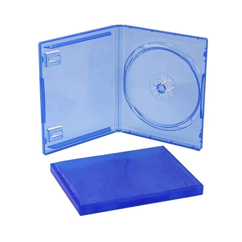 Custodia protettiva per custodia per CD compatibile per Ps5 / Ps4 supporto per disco di gioco CD DVD coperchio per scatola di immagazzinaggio a dischi singoli