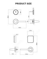 Cerradura Electrónica Inteligente de Alta Gama para Habitaciones de Hotel, con Tarjeta RFID de Aluminio, Sistema de Gestión y Software