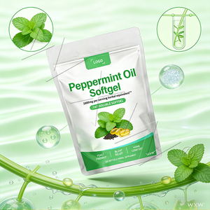 Cápsulas de menta de marca privada para el confort estomacal, cápsulas de aceite de menta para la concentración y la energía para adultos - Product Image 4