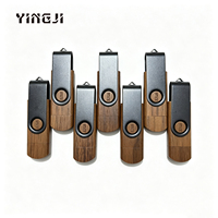 Memoria USB-C OTG de Madera de Nogal con Logotipo Personalizado, 32GB, Doble Interfaz, para Teléfono Móvil, Venta al Por Mayor, 3.0, 8GB, 64GB, 128GB, 256GB