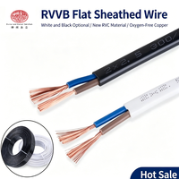 Fabrik-Großhandel Bau-RVVB Mehradriges Parallel-Flachkabel 16 AWG PVC-Isoliert und -Ummantelt Flammhemmend Rein