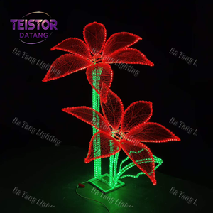 Luces LED Grandes con Motivo de Flor de Loto para Decoración Navideña en Parques, Jardines y Centros Comerciales - Product Image 2
