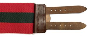 Cinturón estable <span class=keywords><strong>de</strong></span> cuero <span class=keywords><strong>de</strong></span> búhos y hebilla <span class=keywords><strong>de</strong></span> hierro, Color rojo, verde y rojo, <span class=keywords><strong>de</strong></span> buena calidad, para el mercado <span class=keywords><strong>de</strong></span> Fiyi, 8cm - Product Image 5