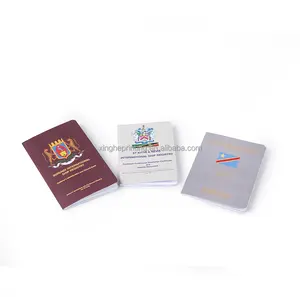 Libro de pasaporte personalizado, certificado de impresión, Manual, creativo