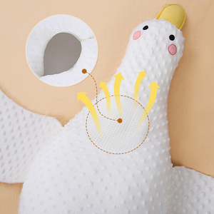 Coussin de soutien pour bébé Big White Goose, pour soulager les gaz, pour nouveau-né, pour l'avion, pour le temps sur le ventre et aide au sommeil apaisant - Product Image 3