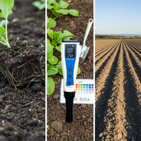 TIDESTAR TD-P05 2026 Mètre numérique pH/EC de type stylo, étanche, en ABS, haute précision 0,01 pH, certifié CE/ROHS, pour l'agriculture et les serres