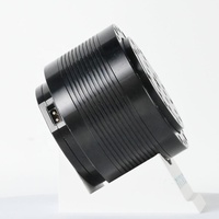 Moteur servo à engrenages planétaires BLDC compact à couple élevé avec double encodeur EC-A6408-P2-30.25HB, moteur de joint de bras robotique creux 7mm 48V 26Nm