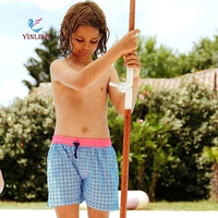 Short de bain décontracté pour homme avec logo personnalisé, écologique, séchage rapide, imprimé, cordon de serrage, polyester respirant et léger