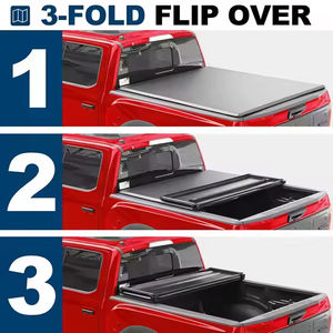 Cubierta de lona plegable de vinilo suave personalizada para camioneta, con cierre, impermeable, para <span class=keywords><strong>Ford</strong></span> F150 NP300 2009-2014, caja de 5.5 y 6.5 pies - Product Image 5
