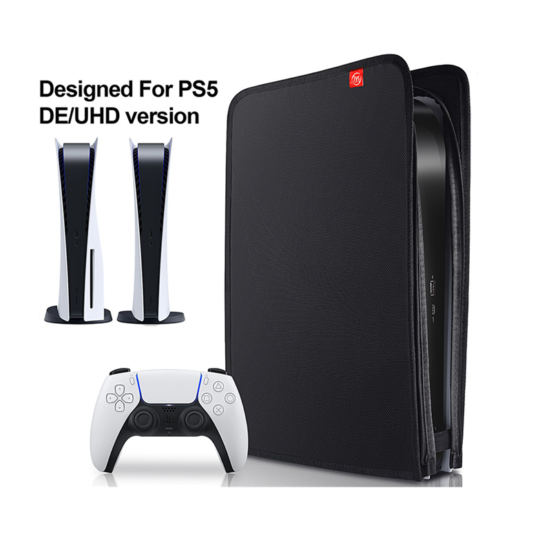 Custodia In Silicone Antipolvere Per PS5 Slim Disc Edition - Nero
