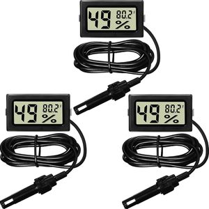 Thermomètre hygromètre numérique d'intérieur avec écran LCD pour terrarium, serre, jardin, réfrigérateur - Product Image 1