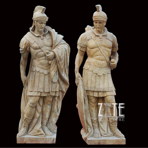 Mão esculpido tamanho vida pedra soldado estátua escultura - Product Image 4