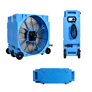 Ventilador industrial de tambor de refrigeración por aire de oscilación de 3 velocidades de 1/4HP, ventilador eléctrico de rueda giratoria de 220V con fuente de alimentación de CA de nuevo diseño - Product Image 2