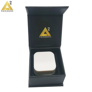 Luxury concentrate container glass bottle jar packaging paper box with foam insert