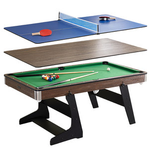 <span class=keywords><strong>Table</strong></span> de <span class=keywords><strong>billard</strong></span> 3-en-1 peu encombrante <span class=keywords><strong>Ping</strong></span>-<span class=keywords><strong>Pong</strong></span> Dining Combo Multi Folding Design Snooker <span class=keywords><strong>Billard</strong></span> <span class=keywords><strong>Table</strong></span> pour les TP-6003G de loisirs en famille - Product Image 1