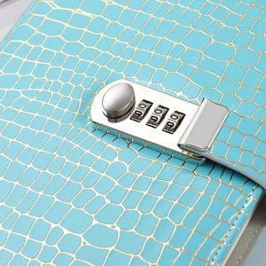 <span class=keywords><strong>Rose</strong></span> PU Cuir Livre de Croquis Journal Planificateur Organisateur Mot Journal Rechargeable Journal Cahier - Product Image 6