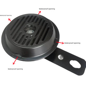 Corno moto universale auto elettrica 12V avviso forte corno elettronico per auto altro sistema carrozzeria moto - Product Image 5