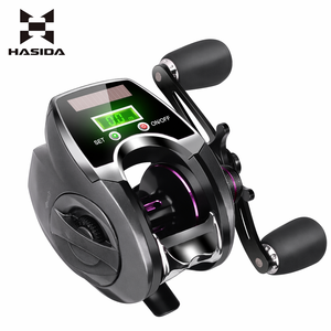 Moulinet de pêche HASIDA Drag Power BB à freinage magnétique, rétroéclairage numérique, lancer longue distance, rapport 6.3:1, 10kg, 6+1 roulements CN;SHN - Product Image 1