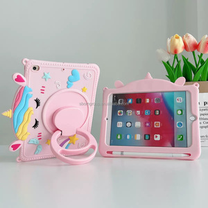 Housse de protection amusante en forme de cheval <span class=keywords><strong>licorne</strong></span> pour <span class=keywords><strong>iPad</strong></span> 11 A16, étui en caoutchouc de silicone pour tablette 10 10.9 - Product Image 4