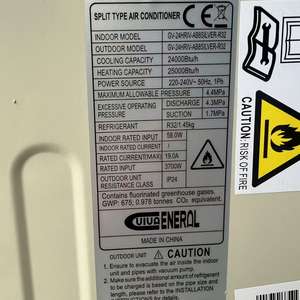 Climatiseurs inverter marque GÉNÉRALE norme UE 2400BTU A ++ FULL DC triple inverseur pompe à chaleur R32 WIFI climatiseur intelligent - Product Image 4
