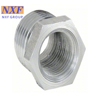 NXF UNS S20910 XM-19 OD DN6-DN1200 pression  raccord de forgeage en acier inoxydable spécial douille filetée à tête hexagonale