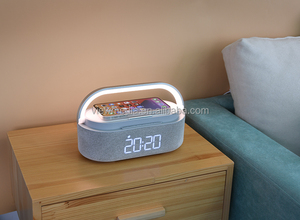 VIEWTEC למעלה מכירת טק מוצרים 2023 הסלולר מטען, שעון מעורר אלחוטי מטען עם <span class=keywords><strong>Led</strong></span> לילה אור - Product Image 5