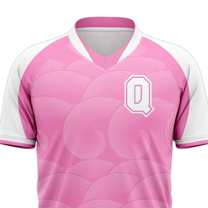 Camiseta de Pádel Personalizada, Transpirable, de Secado Rápido, Ecológica, con Cuello en V, Manga Corta, de Poliéster, para Hombres y Mujeres, Entrenamiento en Equipo - Product Image 3