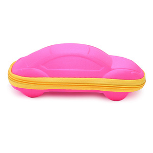 Folding Zipper Car Shaped Glasses Case Microfiber 3-5.9in Eyeglasses Storage - Product Image 3