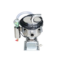 En gros HY 980G 2 Chargeur automatique sous vide sans nettoyage 2.2KW 600kg/h Machine d'aspiration de poudre 380V Moteur à commande tactile 7.5L*2 de stockage