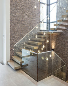 Wooden Handrails Prefabricated <strong>Stairs</strong> Outdoor for Indoor Floating <strong>Stair</strong> Straight Shape,floating <strong>Stairs</strong> <strong>Laminated</strong> Glass <strong>Tread</strong> - Product Image 6